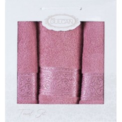 Набір Gulcan Cotton 3' 2*50х90/70х140 (Ornament-3ка-pudra)