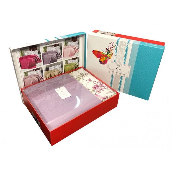 КПБ First Choice Набор Delux Pike євро з покривалом (Vizon)