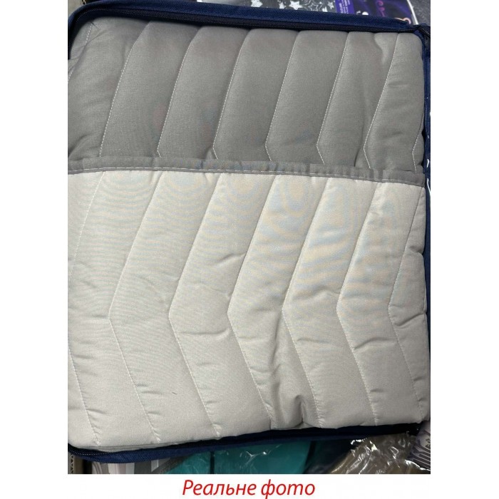 Покривало ArCloud 140*210 стьобане двостороннє в сумці (ZigZag - Rainy Day+Elephant Skin)