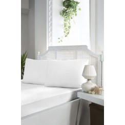 Простирадло на резинці First Choice Сатин 160*200+2*50*70 (White)
