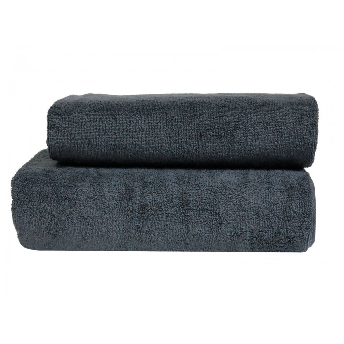 Рушник Parisa Flat Cotton 40*70 (H-500 - темно-сірий)
