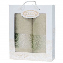 Набір Gulcan Cotton 2' 50х90/70х140 (Frower Ornament-2ка-Beige)