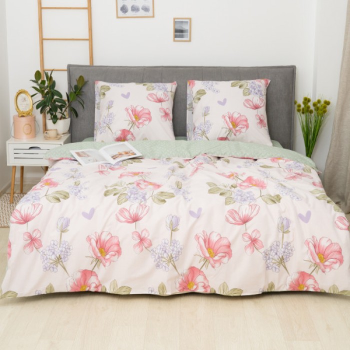 Комплект постільної білизни Viluta Євро Ранфорс 25364