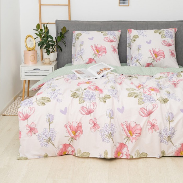 Комплект постільної білизни Viluta Євро Ранфорс 25364